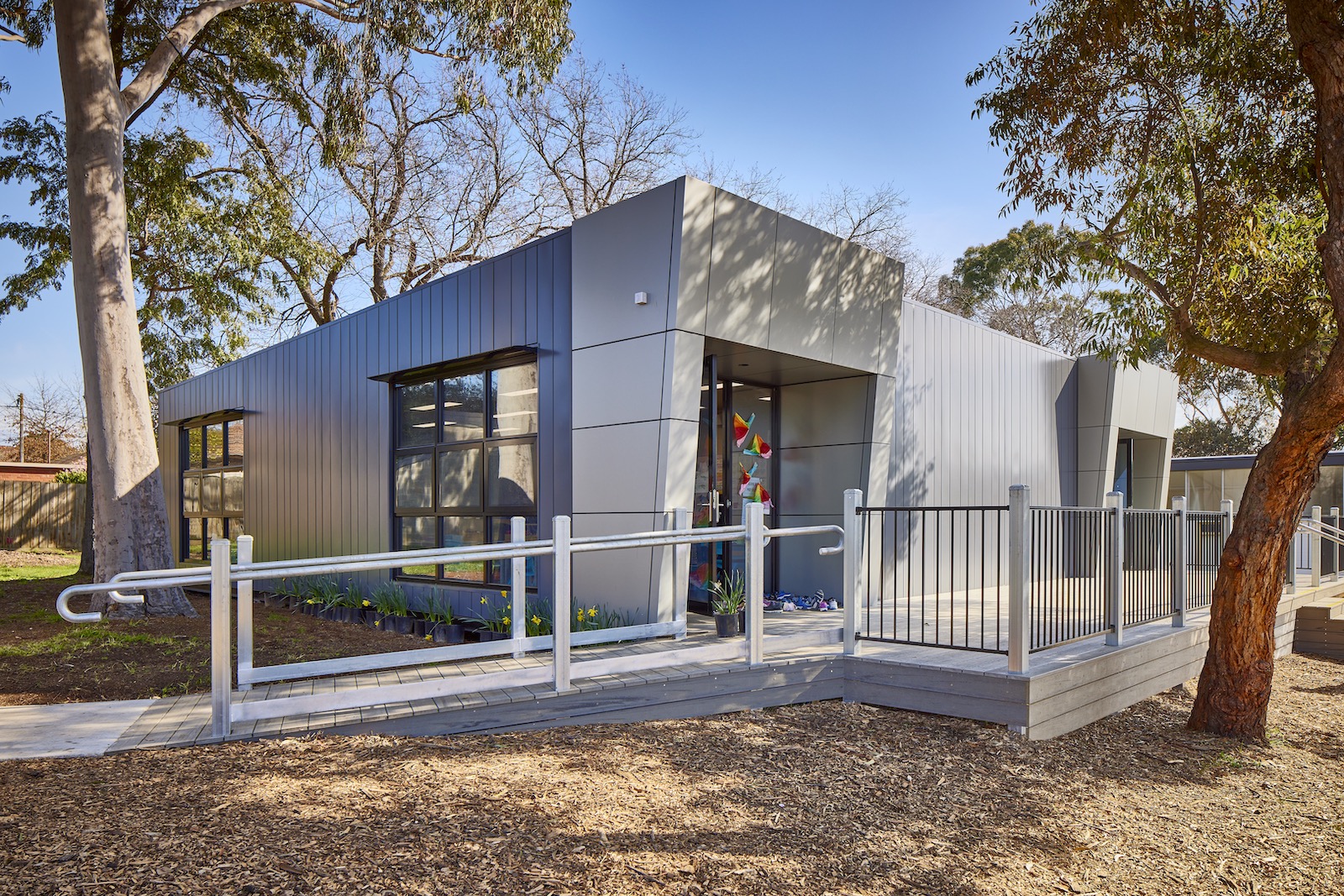 Two portable classrooms
