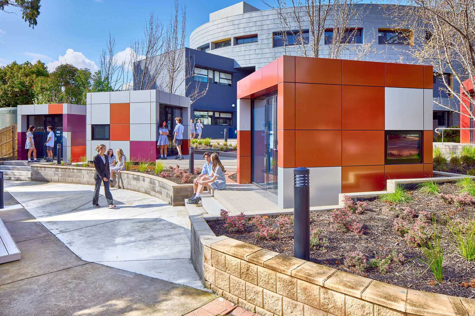 Music pods at the school