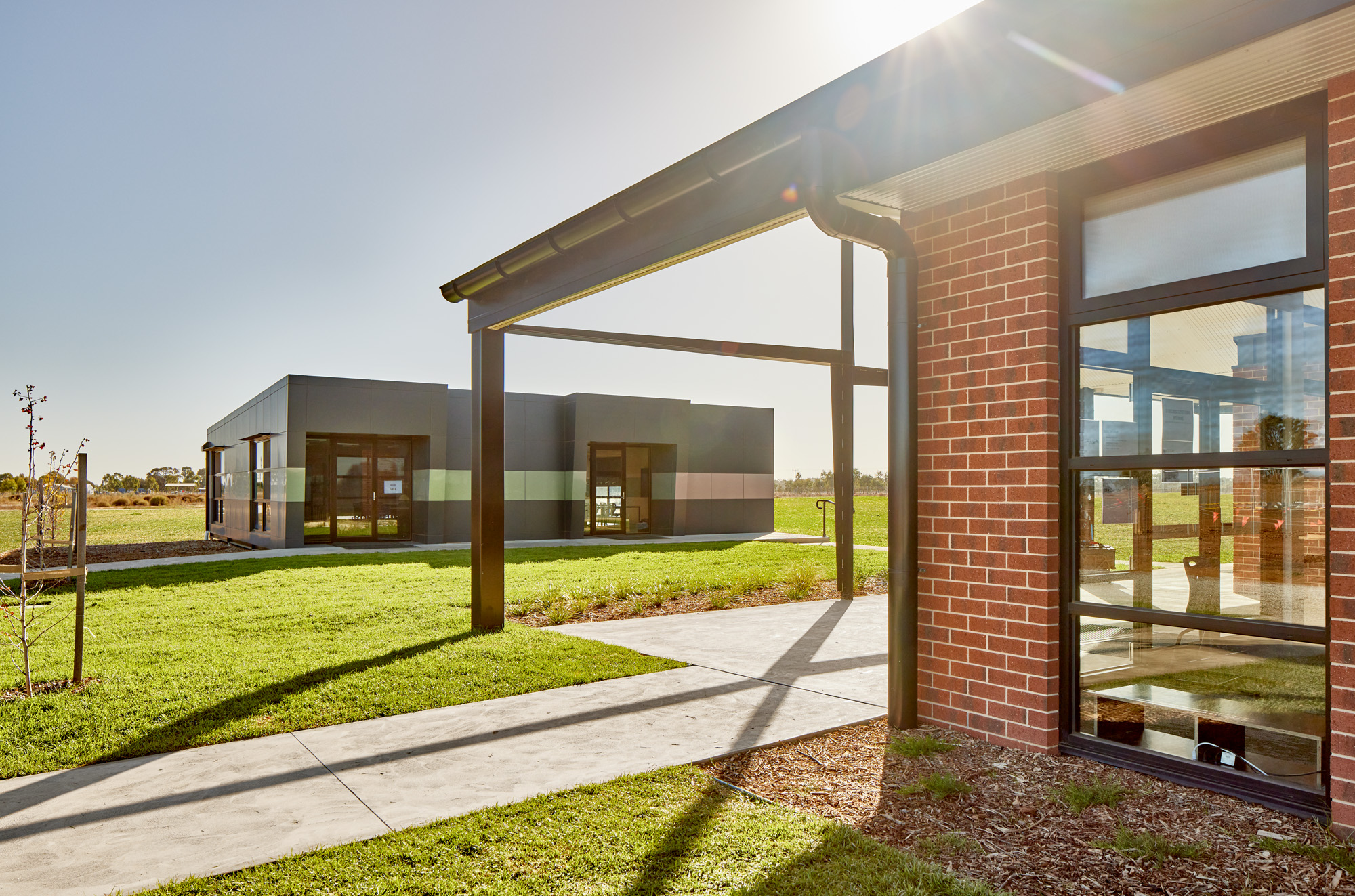 A prefabricated classroom